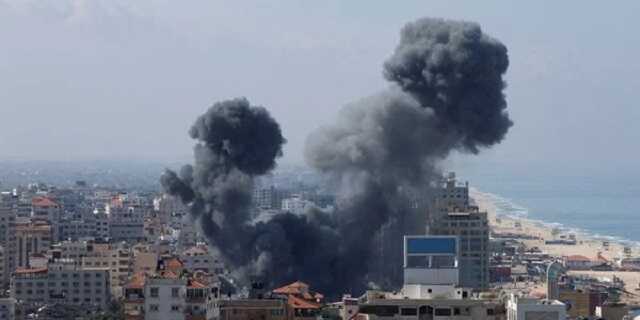 Кадры последствий ответного ракетного удара армией Израиля по сектору Газа