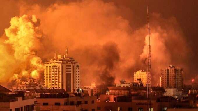 На больницу в секторе Газа упала часть ракеты, запущенной с территории самого анклава