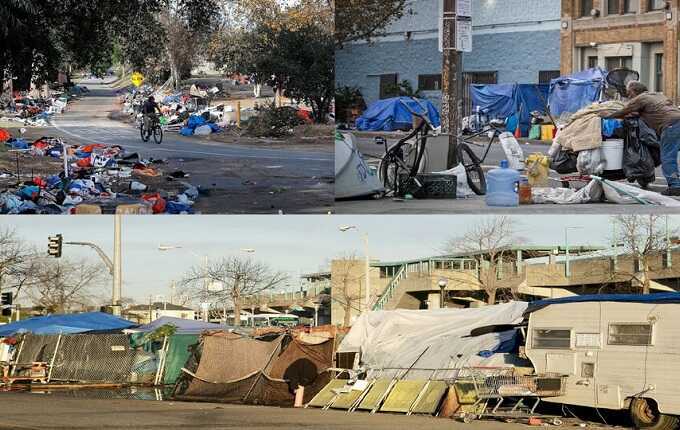 В США количество бездомных побило рекорд