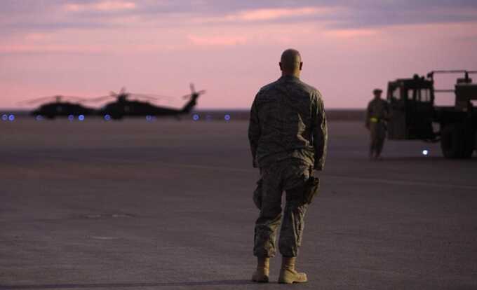 НЛО засняли над базой США в Ираке
