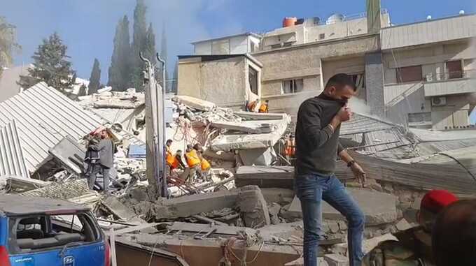 В Сирии рассказали о последствиях удара ЦАХАЛ по Дамаску