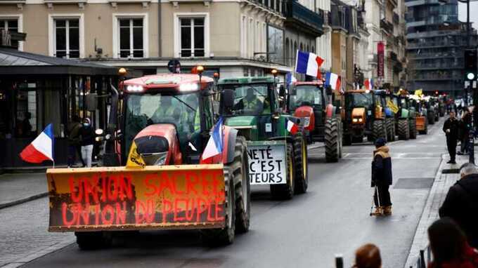После протестов немецких аграриев аналогичные массовые акции начали проводить французские фермеры