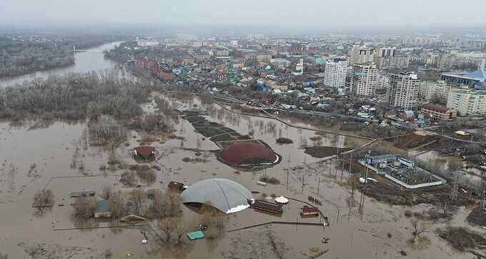 В Оренбурге снова поднялся уровень воды