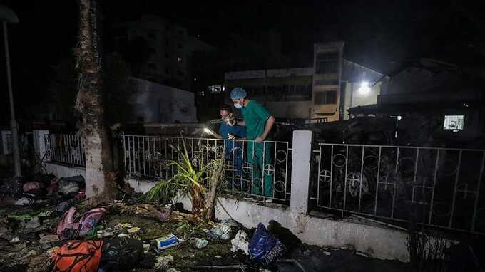 В окрестностях палестинской больницы обнаружено более 380 тел погибших