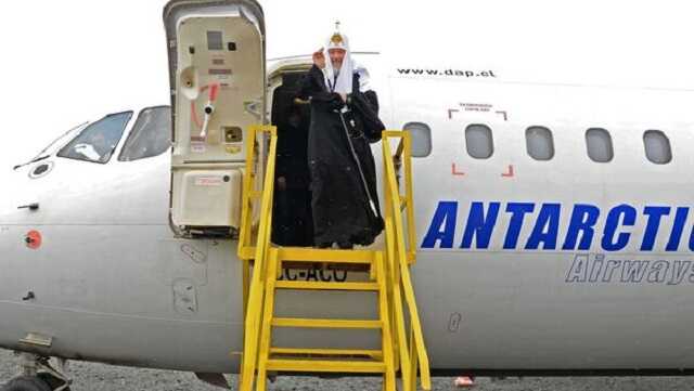 Патриарха Кирилла в Антарктиду сопровождали четыре самолёта