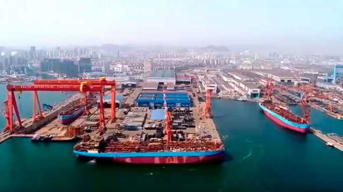 Китай стал лидером по производству грузовых судов