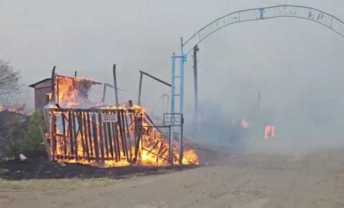 В Иркутской области начались масштабные пожары