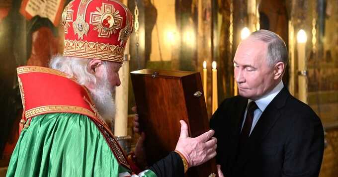 После инаугурации патриарх РПЦ Кирилл пожелал Путину долгого правления
