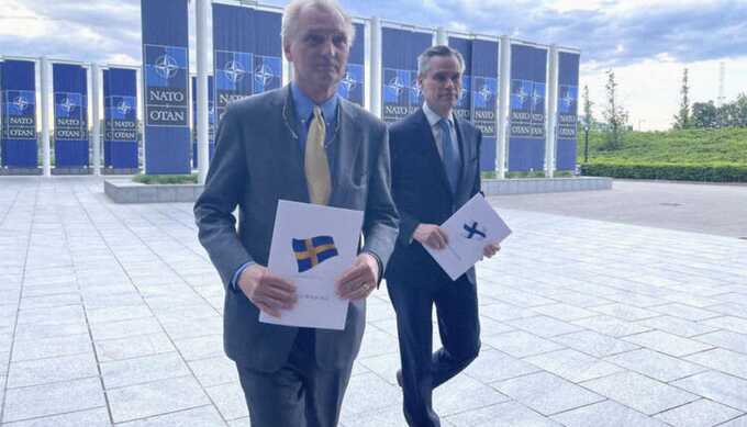 Финляндия и Швеция подали заявки на присоединение к НАТО