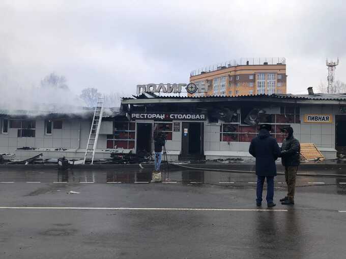 Пожар в кафе «Полигон» в Костроме возник из-за пиротехники — ТАСС
