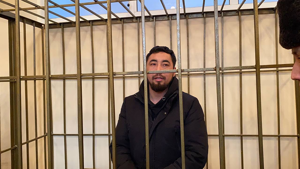Azamat Ishenbekov under arrest